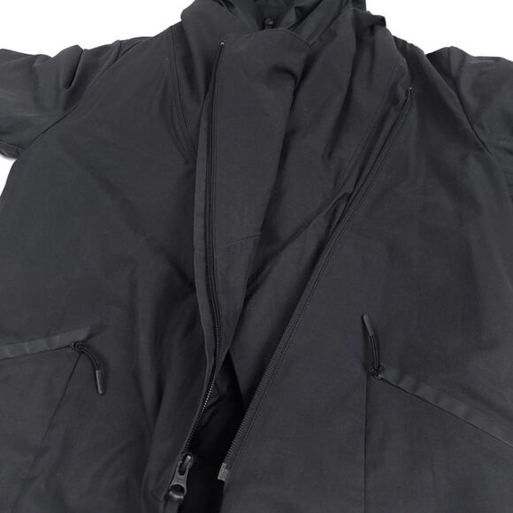NIKE AeroLoft 3 in 1 Down Fill Parka Puffer Jacket Trench Coat Black Gorpcore - Picture 6 of 16